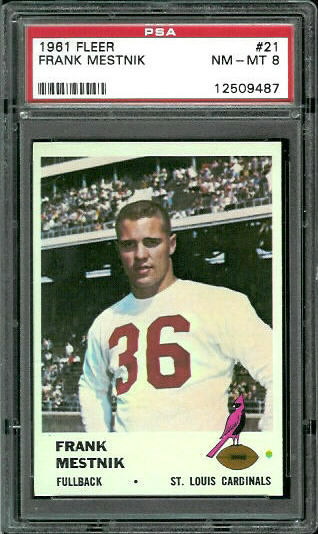 Frank Mestnik - 1961 Fleer #21 - PSA 8