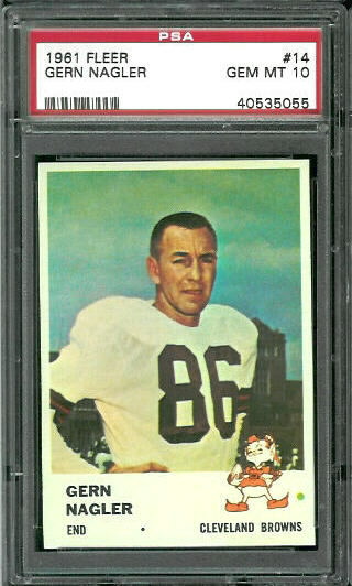 Gern Nagler - 1961 Fleer #14 - PSA 10