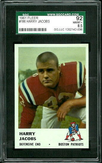 Harry Jacobs - 1961 Fleer #186 - SGC 92