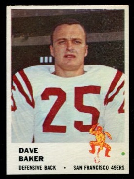 Dave Baker - 1961 Fleer #64 - nm
