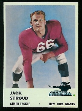 Jack Stroud - 1961 Fleer #70 - nm