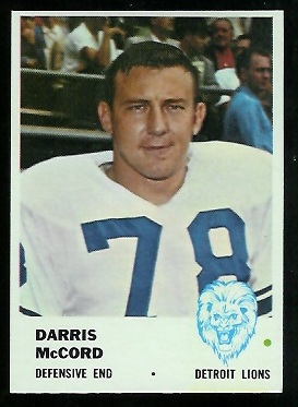 Darris McCord - 1961 Fleer #87 - nm