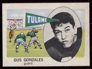 Gus Gonzales - 1961 Nu-Card #133 - nm