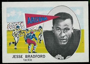 Jesse Bradford - 1961 Nu-Card #138 - nm
