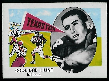 Coolidge Hunt - 1961 Nu-Card #139 - nm