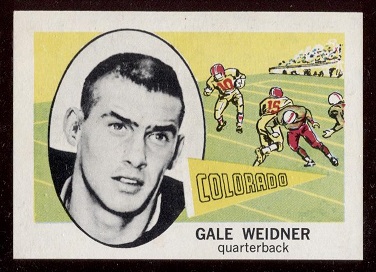 1961 Nu-Card #168 - Gale Weidner - nm
