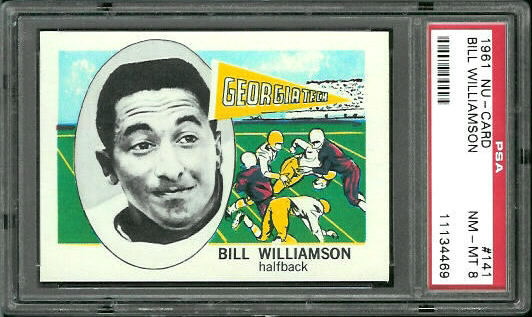 Bill Williamson - 1961 Nu-Card #141 - PSA 8