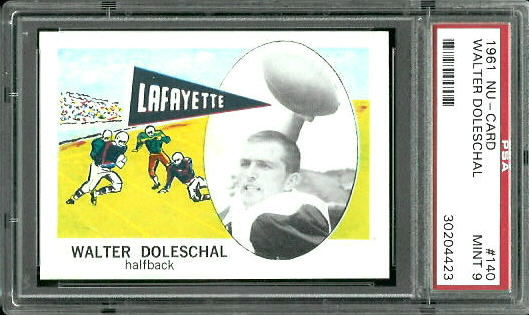 Walter Doleschal - 1961 Nu-Card #140 - PSA 9