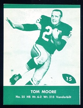 1961 Packers Lake to Lake #15 - Tom Moore - nm