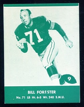 1961 Packers Lake to Lake #9 - Bill Forester - nm