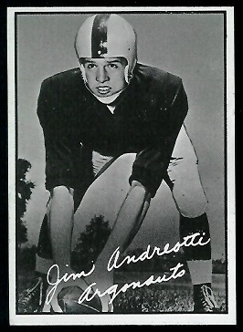 1961 Topps CFL #103 - Jim Andreotti - exmt