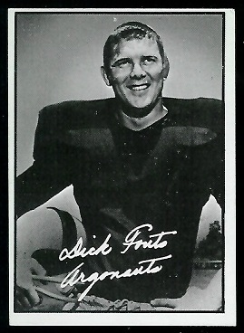 1961 Topps CFL #105 - Dick Fouts - ex+