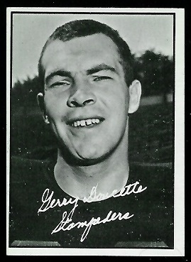 1961 Topps CFL #18 - Jerry Doucette - exmt