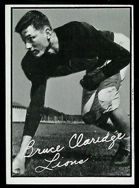 1961 Topps CFL #2 - Bruce Claridge - exmt