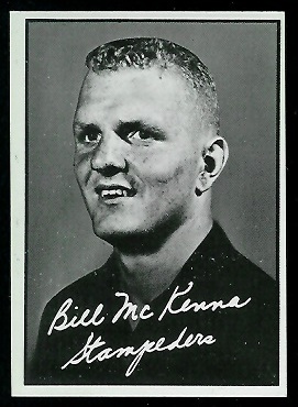 1961 Topps CFL #23 - Bill McKenna - exmt