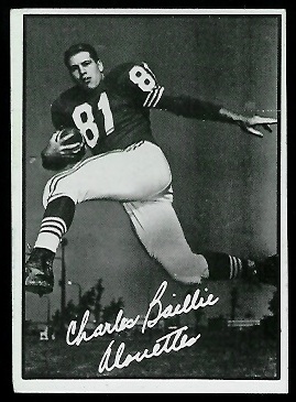 1961 Topps CFL #66 - Charles Baillie - ex