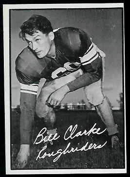 1961 Topps CFL #91 - Bill Clarke - exmt oc