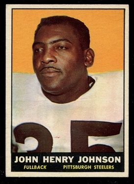 John Henry Johnson - 1961 Topps #105 - nm oc