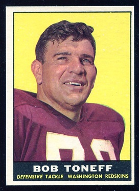 Bob Toneff - 1961 Topps #129 - exmt