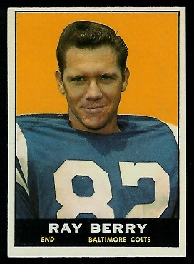 Raymond Berry - 1961 Topps #4 - exmt