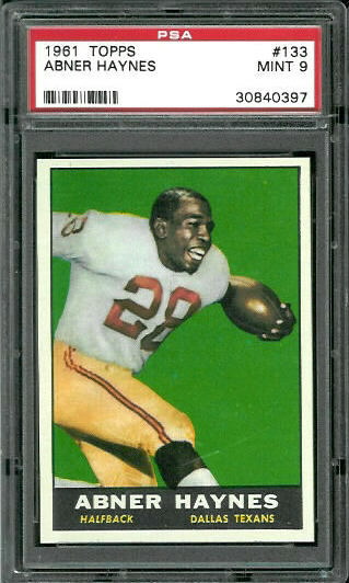 Abner Haynes - 1961 Topps #133 - PSA 9