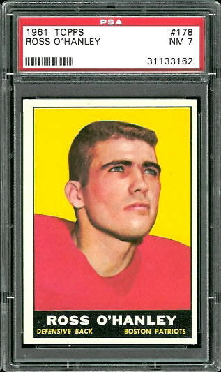 Ross O'Hanley - 1961 Topps #178 - PSA 7