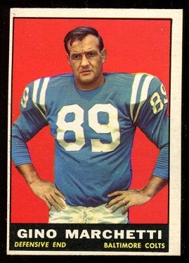 Gino Marchetti - 1961 Topps #7 - nm+