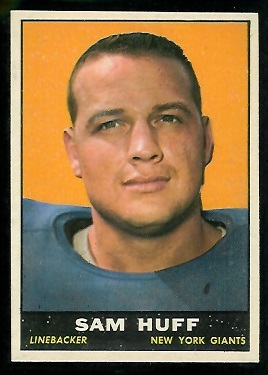 Sam Huff - 1961 Topps #91 - nm