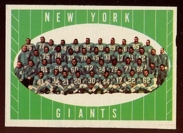Giants Team - 1961 Topps #93 - nm-mt oc