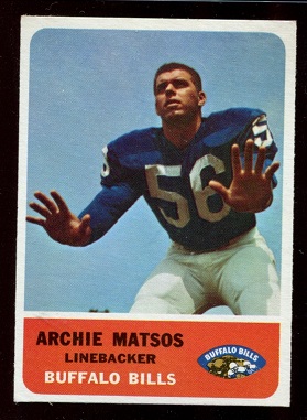 Archie Matsos - 1962 Fleer #20 - nm-mt oc