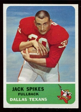1962 Fleer #23 - Jack Spikes - nm
