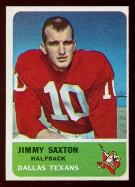 Jimmy Saxton - 1962 Fleer #26 - exmt