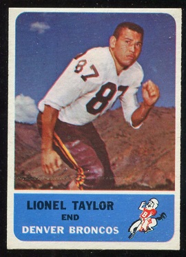 Lionel Taylor - 1962 Fleer #36 - nm oc
