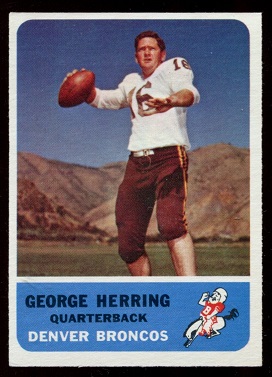George Herring - 1962 Fleer #44 - exmt