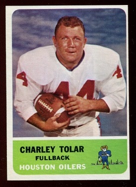 Charley Tolar - 1962 Fleer #45 - exmt