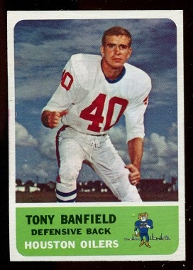 1962 Fleer #51 - Tony Banfield - exmt+