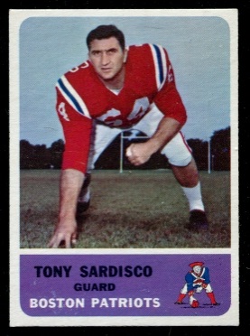 1962 Fleer #6 - Tony Sardisco - exmt