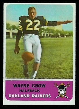 Wayne Crow - 1962 Fleer #73 - ex