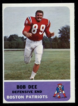 Bob Dee - 1962 Fleer #8 - exmt