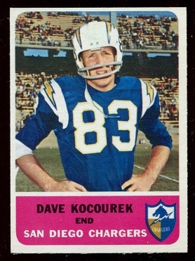 Dave Kocourek - 1962 Fleer #81 - nm+ oc