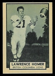 1962 Topps CFL #12 - Sonny Homer - nm oc