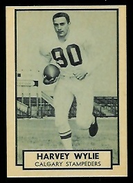 1962 Topps CFL #36 - Harvey Wylie - nm