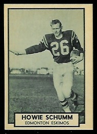1962 Topps CFL #53 - Howie Schumm - nm-mt