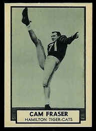 1962 Topps CFL #64 - Cam Fraser - nm-mt