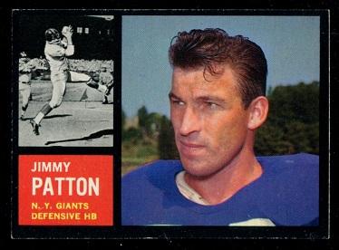 1962 Topps #112 - Jim Patton - exmt+