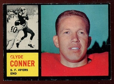 1962 Topps #156 - Clyde Conner - exmt