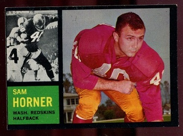 1962 Topps #167 - Sam Horner - ex