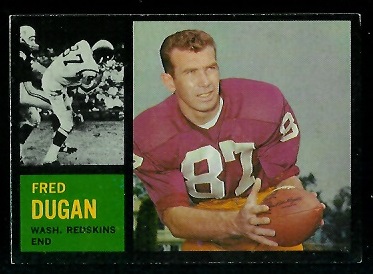 1962 Topps #170 - Fred Dugan - exmt