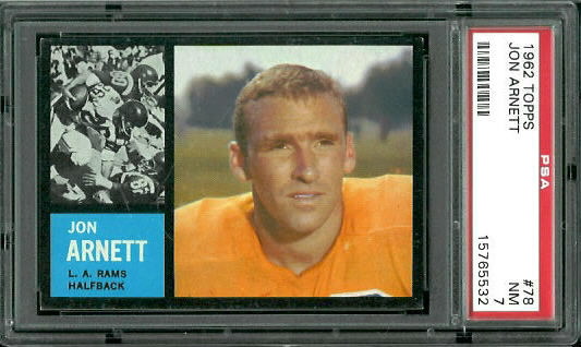 Jon Arnett - 1962 Topps #78 - PSA 7