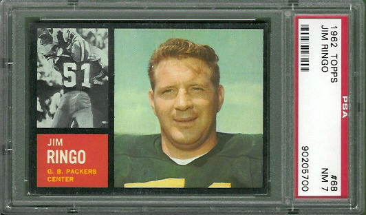 Jim Ringo - 1962 Topps #68 - PSA 7